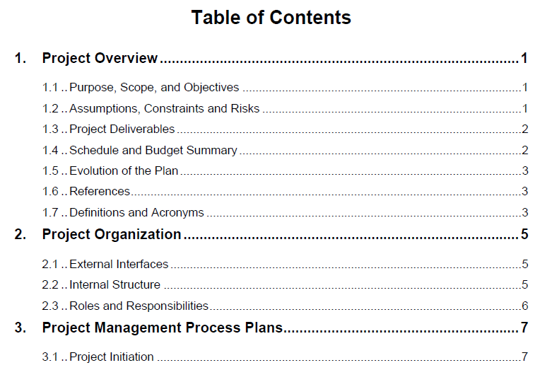 Program Management Resource Planning Template